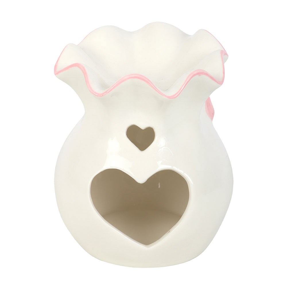 Pink Bow Ceramic Wax Burner