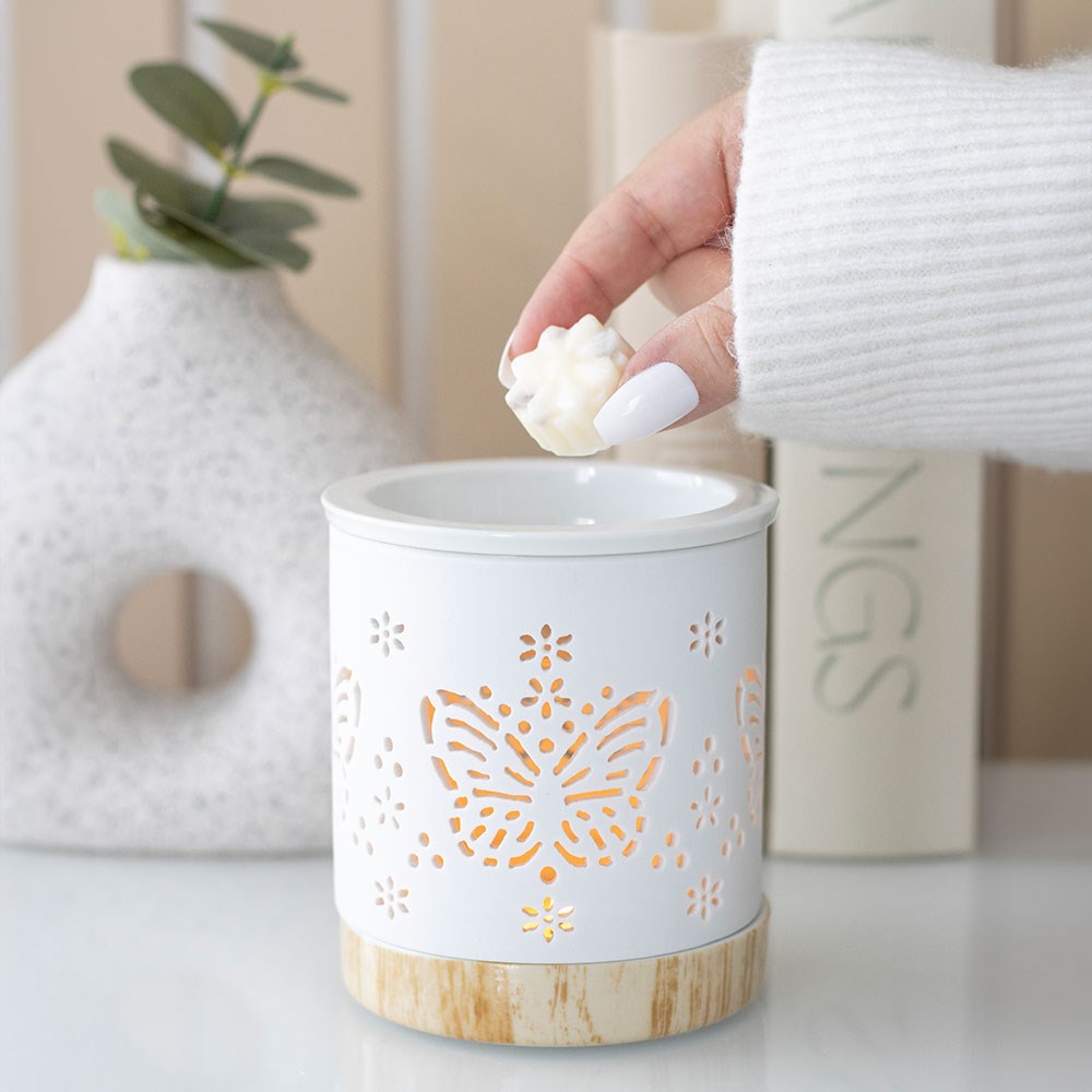Butterfly Oil & Wax Ceramic Burner