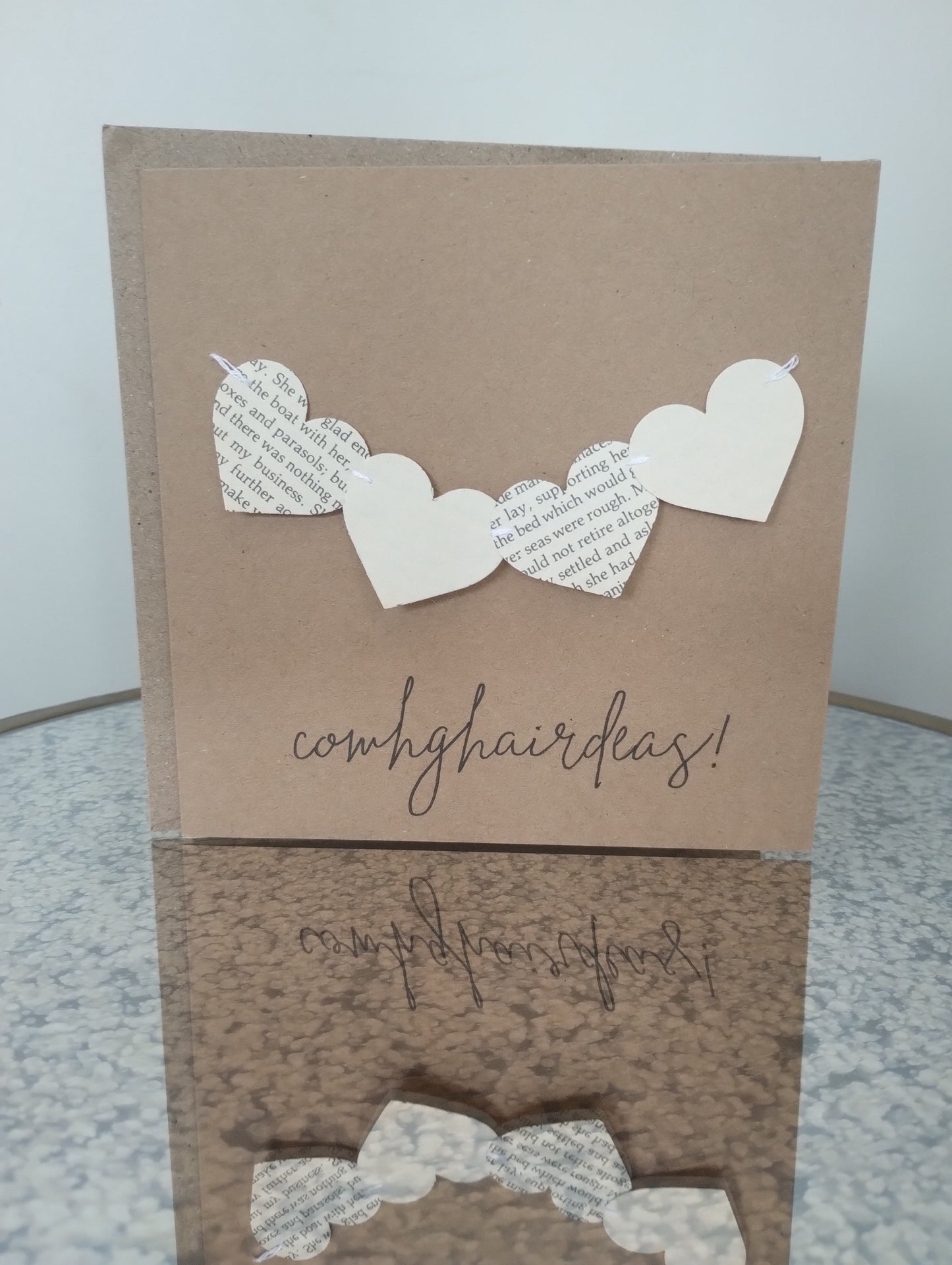 Comhghairdeas | Congratulations | Handmade Irish Card
