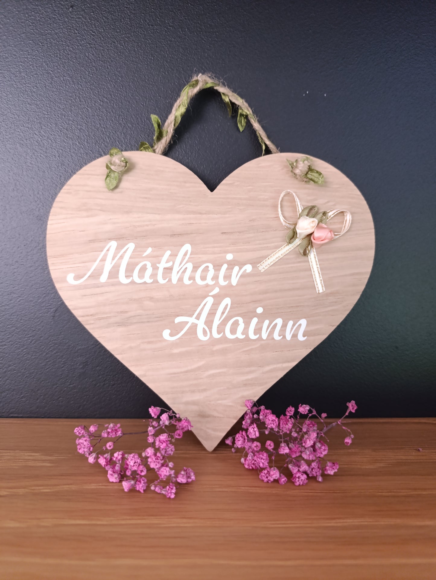 A lovely Mum Hanging Heart Plaque