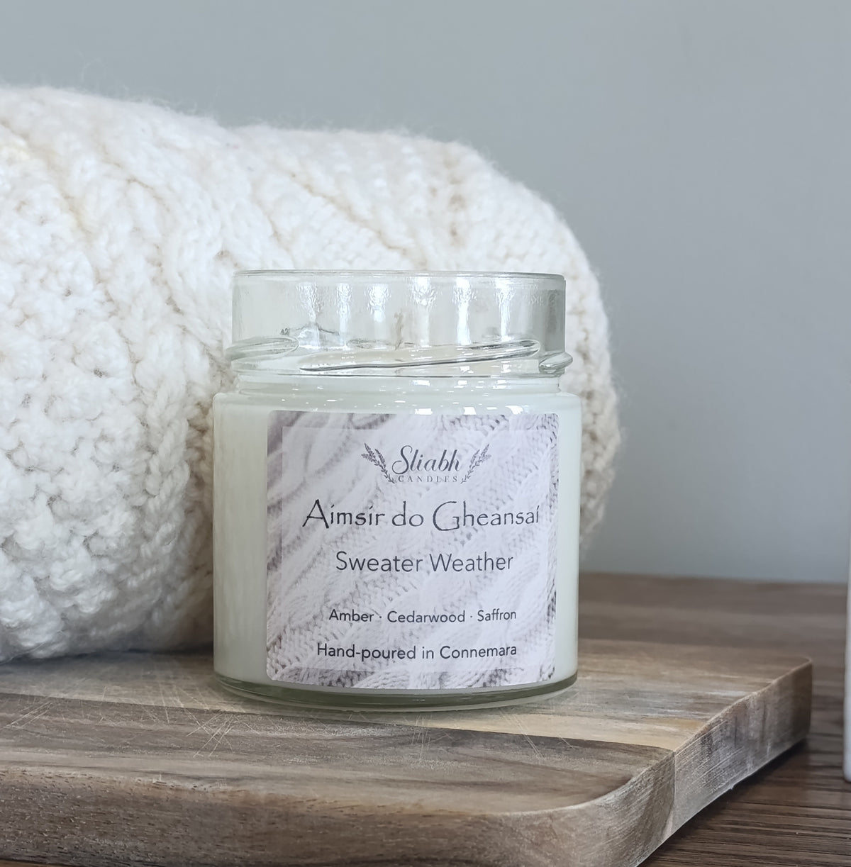 Aimsir do Gheansaí – Cosy Autumn Soy Wax Candle