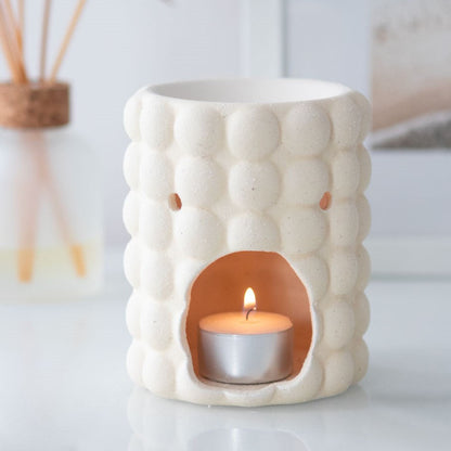 Cream Speckle Bubble Oil Burner