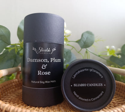 Damson, Plum & Rose Soy Wax Melts – Handmade in Connemara