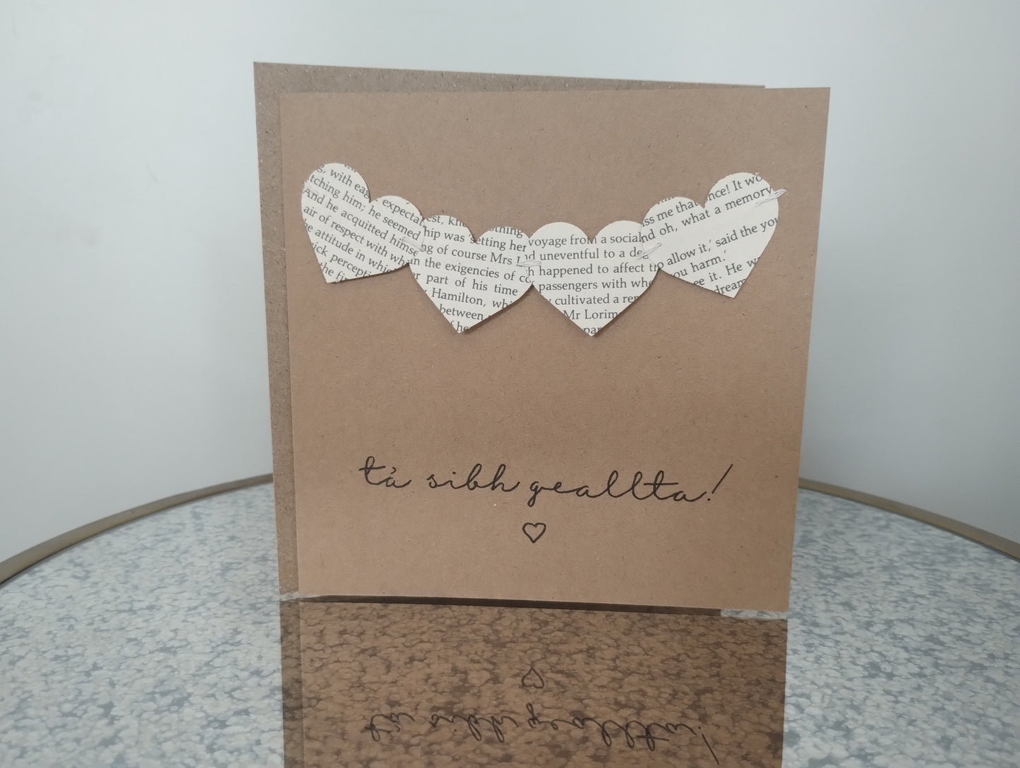 Engagement Candle & Card Set | Geallta | Engagement gift & present | Handmade in Connemara