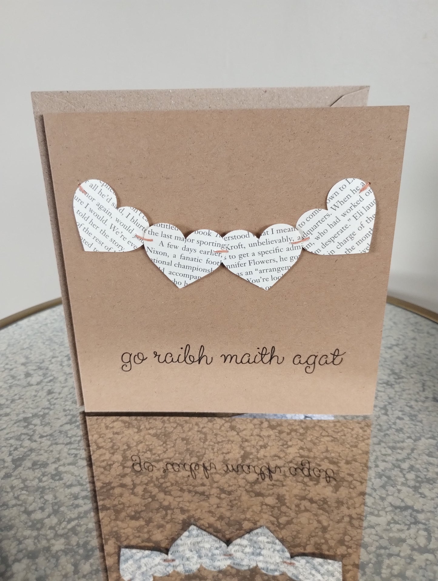 Go raibh maith agat | Irish Thank you| Handmade