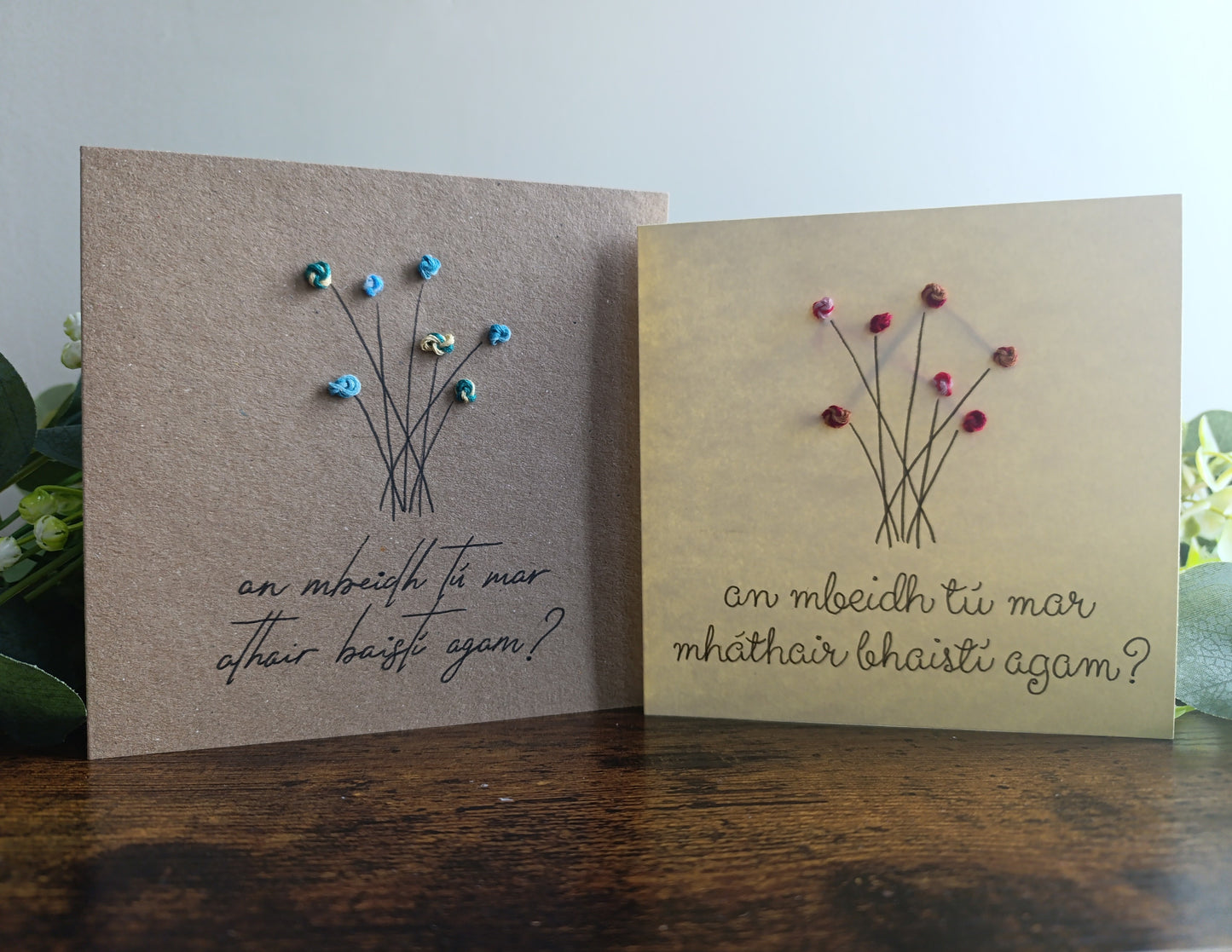 Máthair Bhaistí Irish Candle & Godmother Proposal Gift Set – Handmade in Connemara