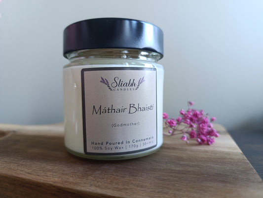 Godmother Candle | Máthair Bhaistí | Irish Soy Wax Candle
