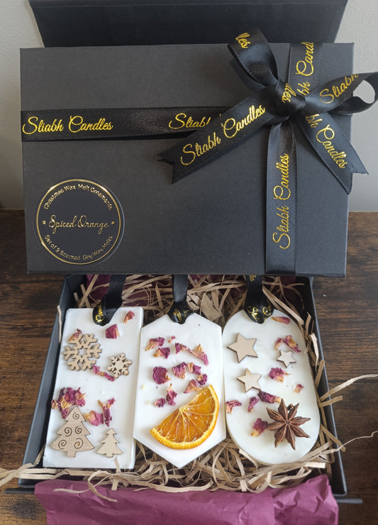 Spiced Orange Soy Wax Melts Hanging Christmas Ornaments