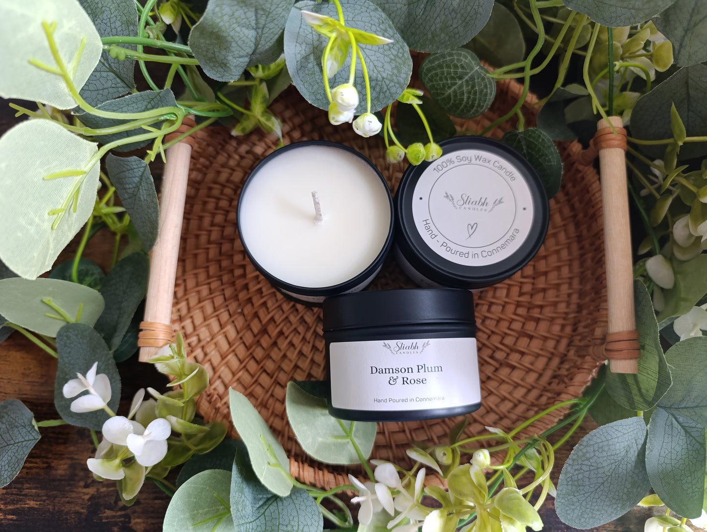 Lavender Haze Travel Tin Candle – Handmade Soy Wax Candle