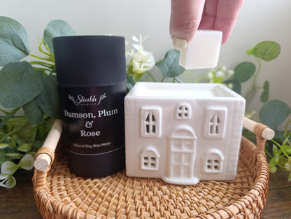 Damson, Plum & Rose Soy Wax Melts – Handmade in Connemara