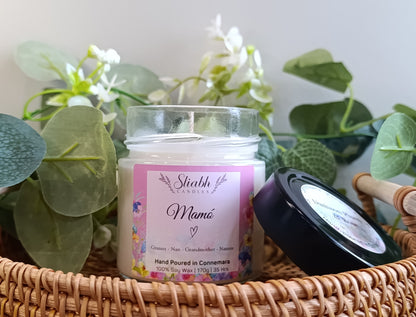 Mamó / Gran Soy Wax Candle – Handmade Irish Gift for Grandmother, Nan or Nanny