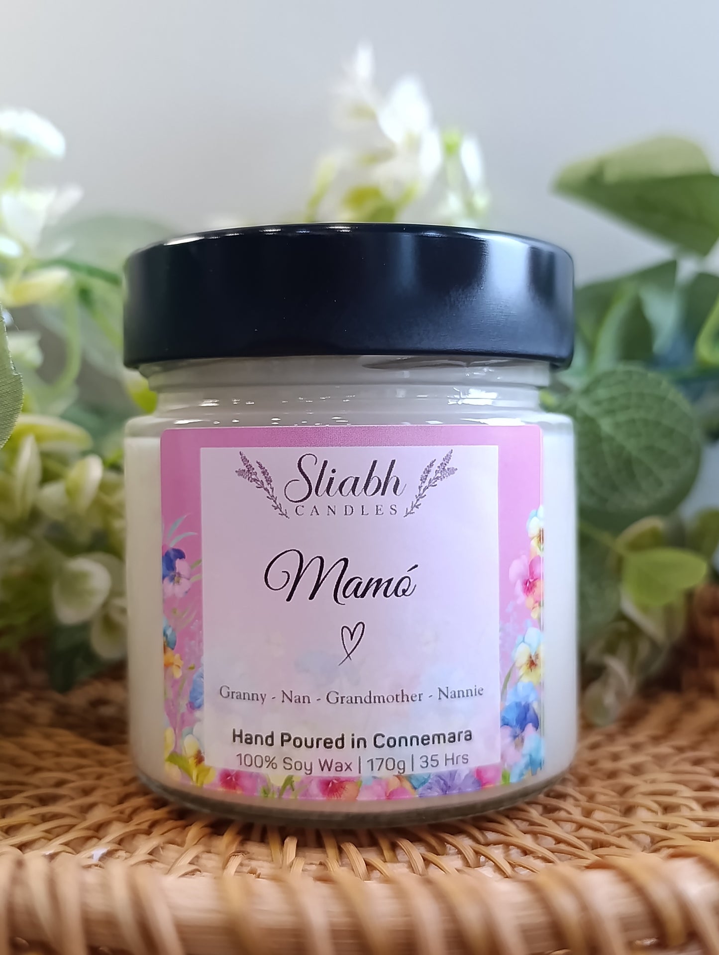 Mamó / Gran Soy Wax Candle – Handmade Irish Gift for Grandmother, Nan or Nanny