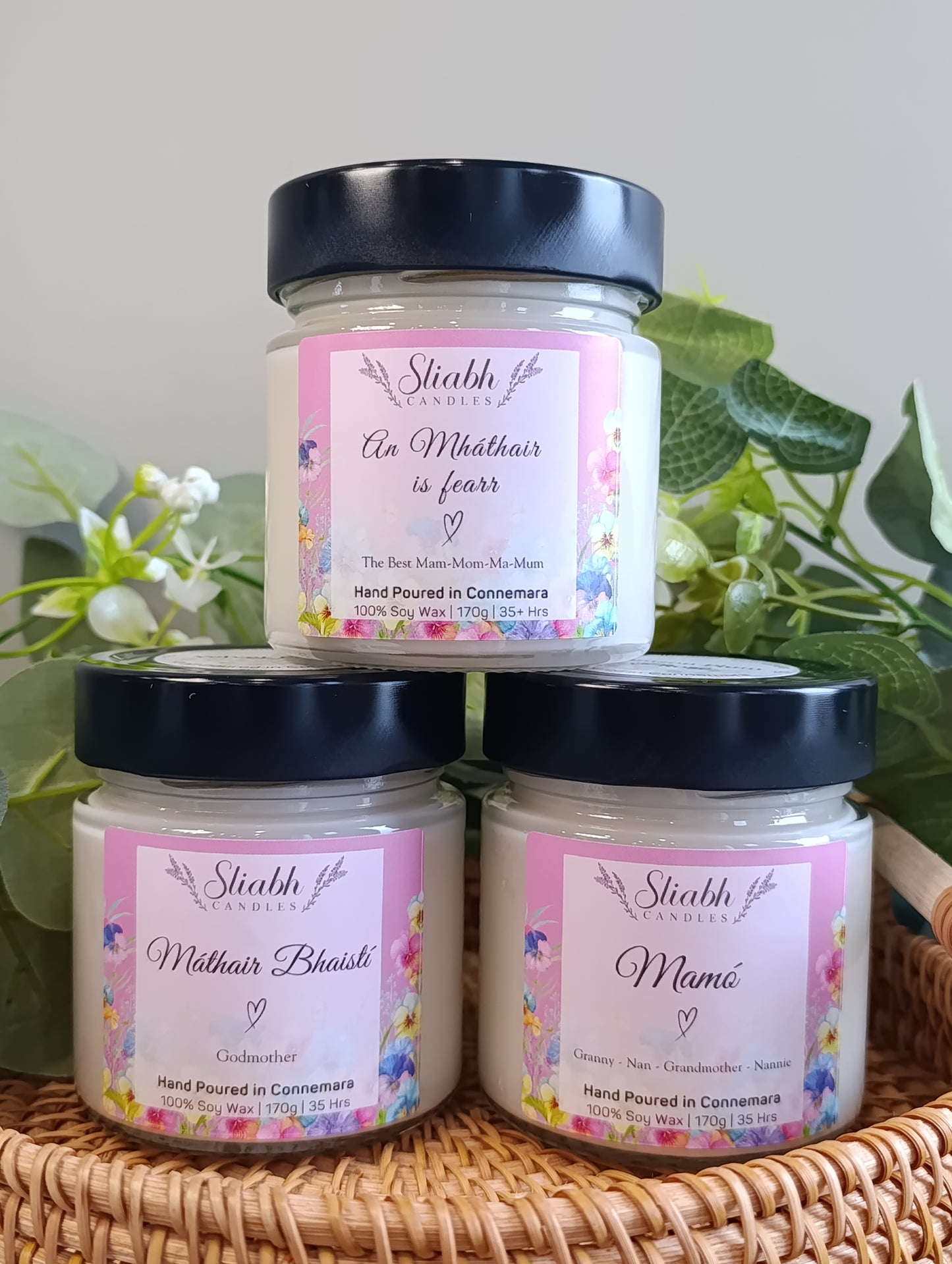 Mamó / Gran Soy Wax Candle – Handmade Irish Gift for Grandmother, Nan or Nanny