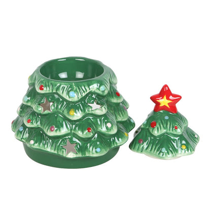 Christmas Tree Wax Burner Gift Set