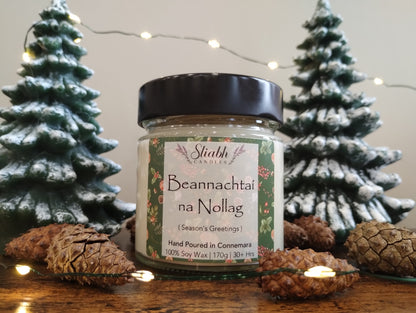 Beannachtaí na Nollag | Woodland Walk | Christmas Soy Wax Candle