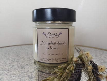 Don mhúinteoir is fearr | For the best Teacher | Teacher Appreciation Gift