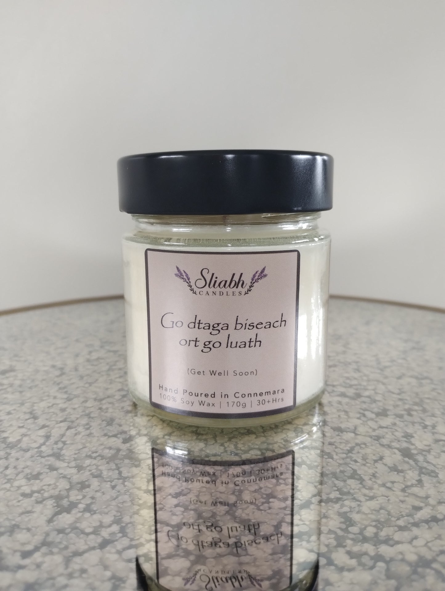 Get Well Soon | Go dtaga biseach ort go luath | Handmade Soy Wax Candle