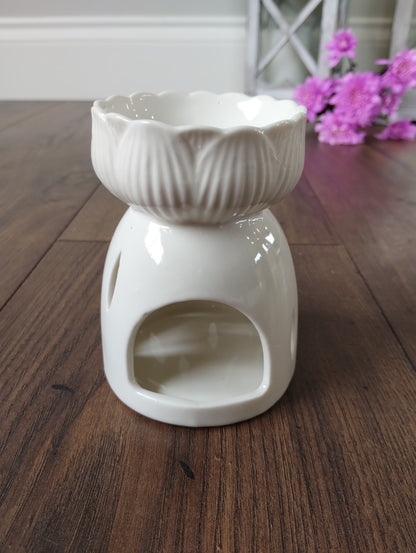 Sliabh Candles Lotus Flower Oil & Wax Ceramic Burner