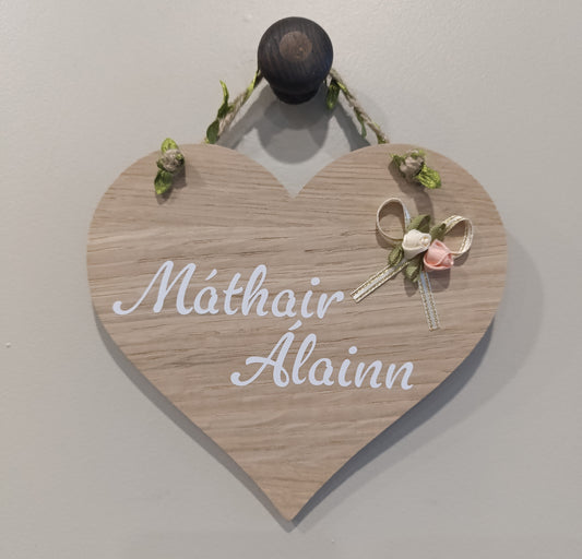 A lovely Mum Hanging Heart Plaque