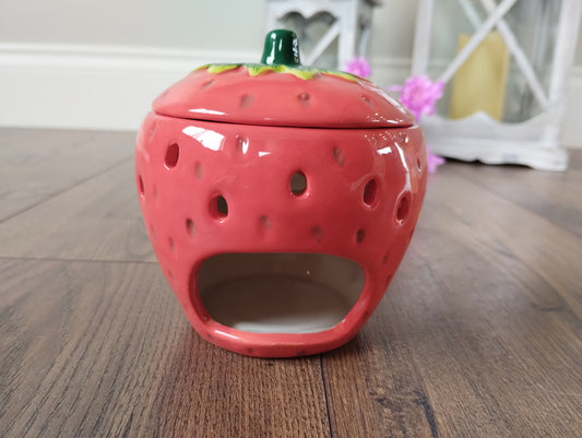 Strawberry Lidded Oil & Wax Burner