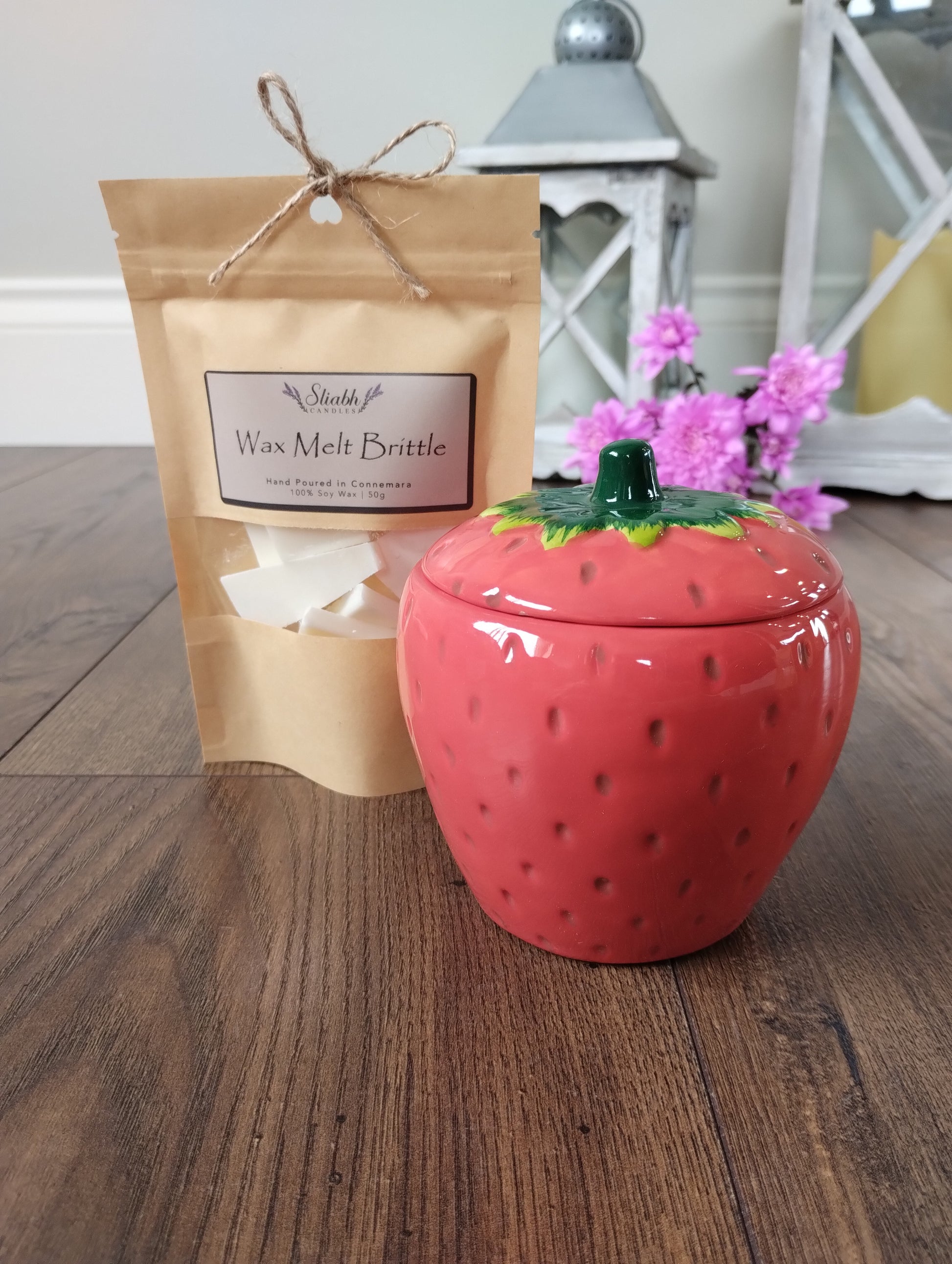 Sliabh Candles Strawberry Ceramic Oil Wax Burner