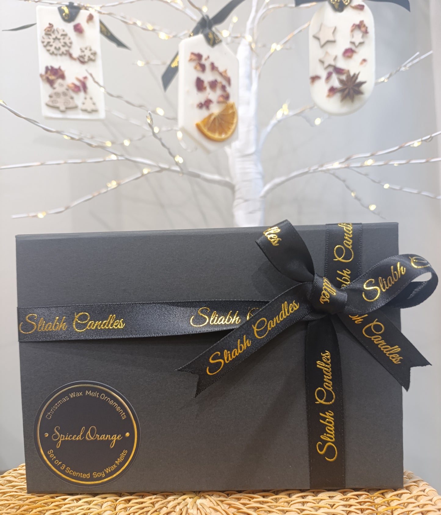 Spiced Orange Soy Wax Melts Hanging Christmas Ornaments