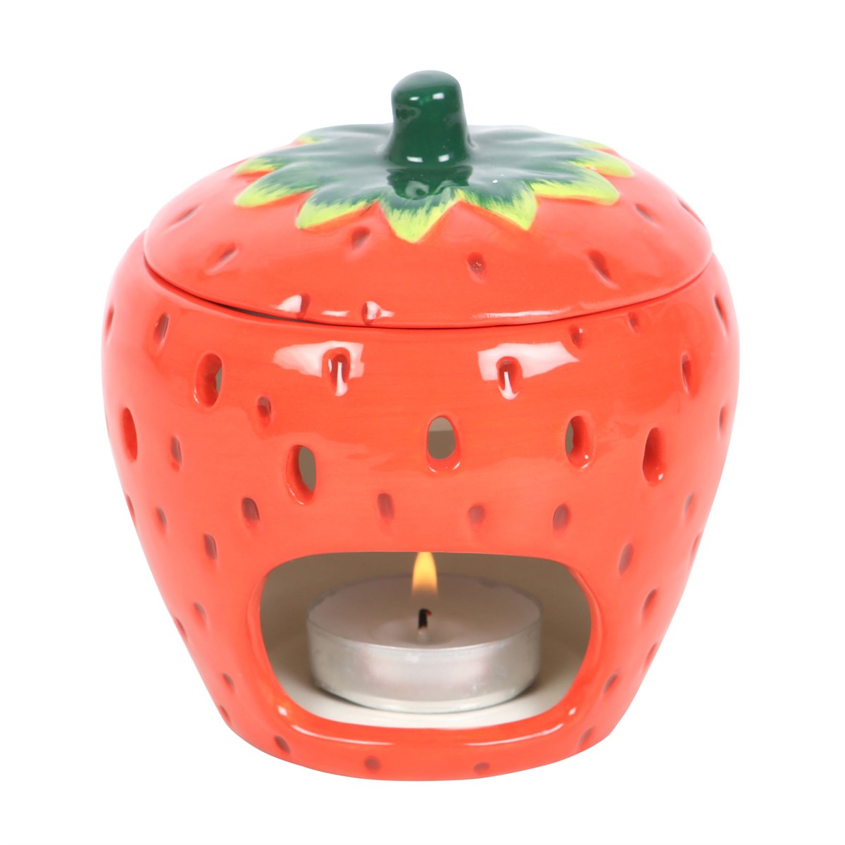 Strawberry Wax Burner – Decorative Ceramic Wax Melt Warmer