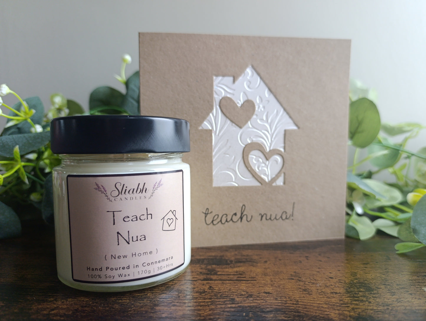 “Teach Nua” Soy Wax New Home Candle - Hand-poured in Connemara