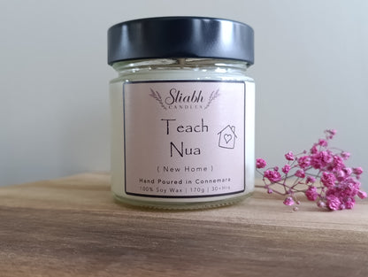 New Home Candle| Teach Nua| Handpoured Soy Wax Candle