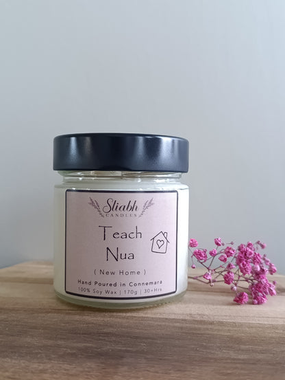 New Home Candle| Teach Nua| Handpoured Soy Wax Candle