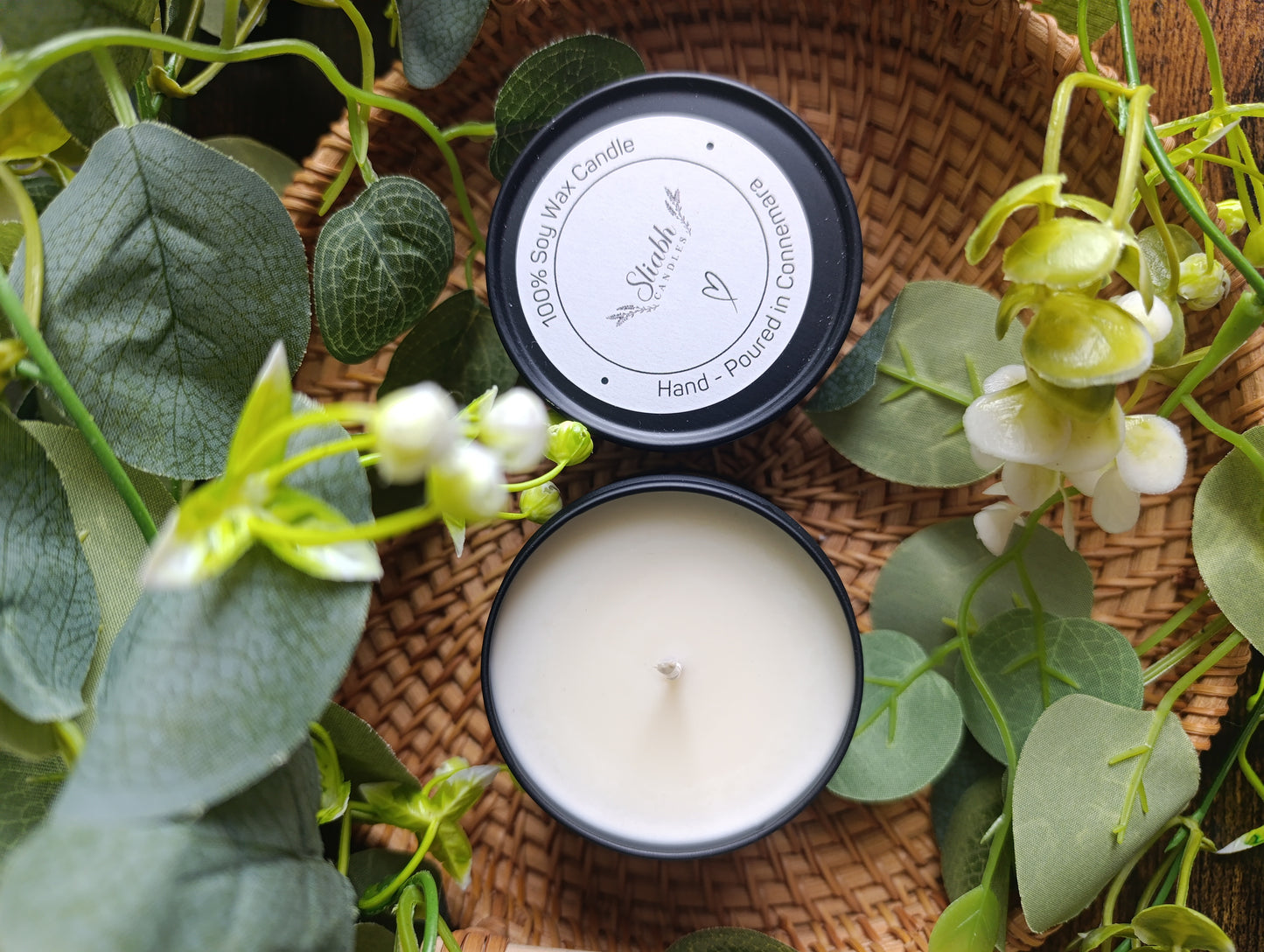Lavender Haze Travel Tin Candle – Handmade Soy Wax Candle