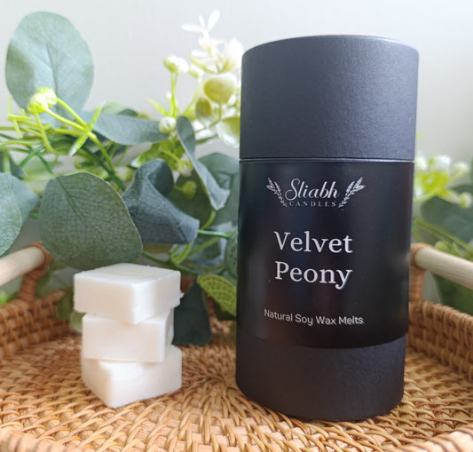 Velvet Peony Soy Wax Melts – Handmade in Connemara