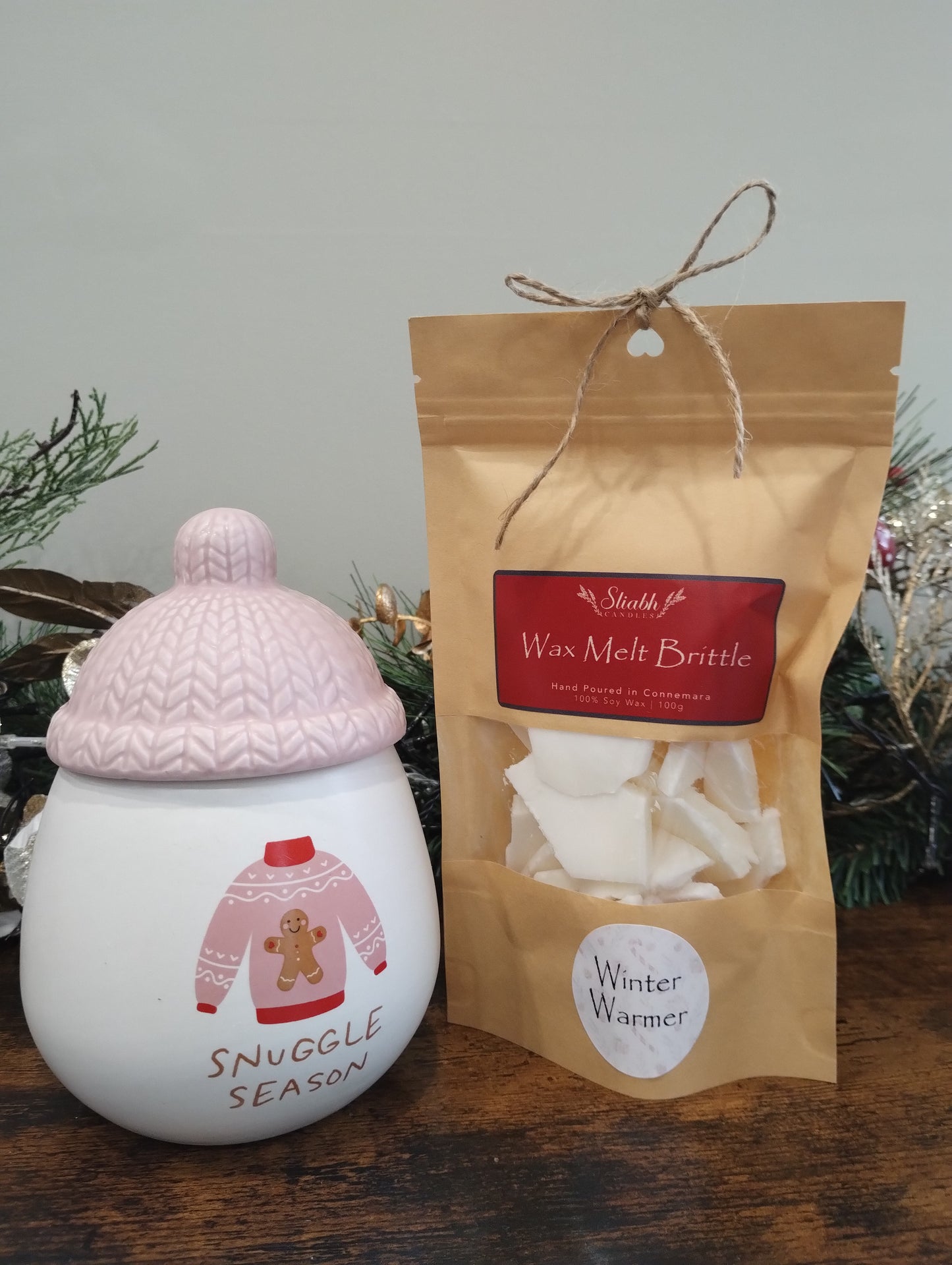 Christmas Winter Warmer Wax Melt Brittle Bag | Soy Wax | Made in Connemara