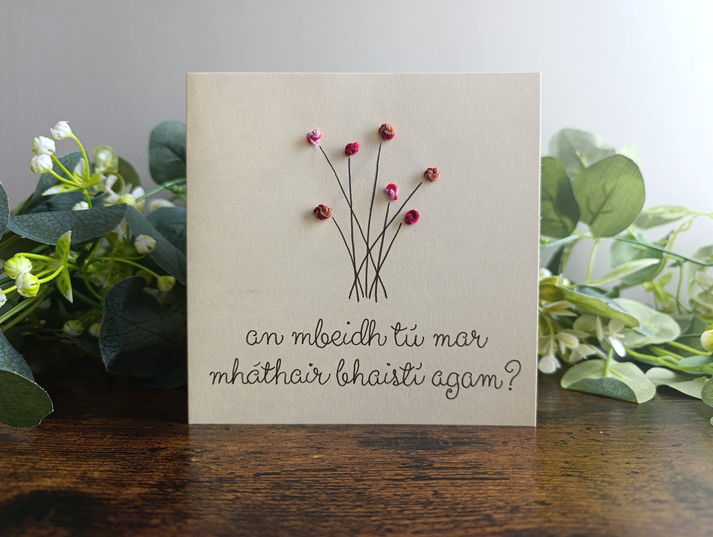 Máthair Bhaistí Irish Candle & Godmother Proposal Gift Set – Handmade in Connemara