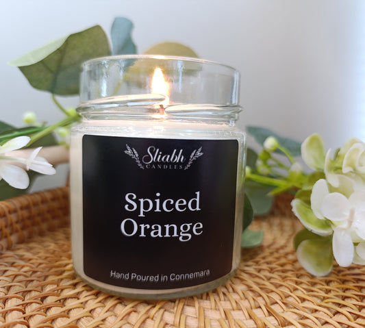 Christmas Spiced Orange Candle – Handcrafted in Ireland – Festive Scent