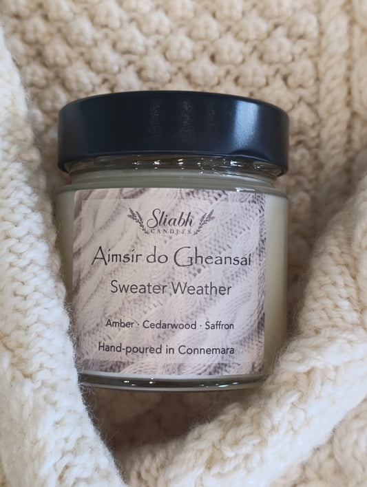 Aimsir do Gheansaí – Cosy Autumn Soy Wax Candle